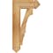 Ekena Millwork Balboa Arts & Crafts Rough Sawn Bracket, Western Red Cedar, 4"W x 14"D x 26"H BKT04X14X26BOA03RWR - alternate 2